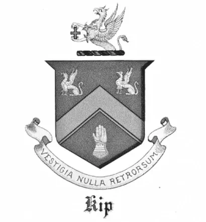 Hendrick Kip family crest, namesake of Hendrix House condo in Kips Bay.