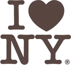 I love NY logo brown.